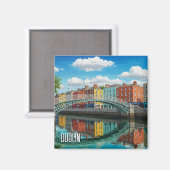 Aimant Dublin Irlande Travel (Recto/Verso)