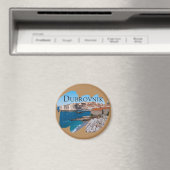 Aimant Dubrovnik : Vue sur la plage et la vieille ville (In Situ (Lave-vaisselle))