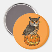 Aimant Duc d'Eurasien de Halloween (Recto/Verso)