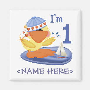 Aimant Ducky Boy 1er anniversaire
