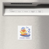 Aimant Ducky Boy 2e anniversaire (In Situ (Lave-vaisselle))