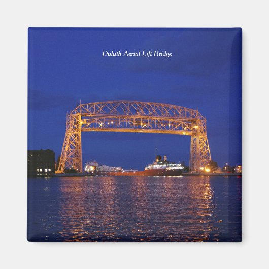 Aimant Duluth Aerial Lift Bridge & John G. Munson (Devant)