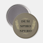 Aimant dum spiro spero Pendant que je respire, j'espère (Recto/Verso)