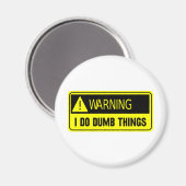 AIMANT DUMB JAUNE (Recto/Verso)