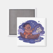 Aimant Dumi Fisher des étoiles (Recto/Verso)