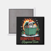 Aimant Dumpster Fire Resnse Team Leader Christmas  (Recto/Verso)