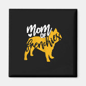 Aimant D'Un Bulldog Français 1 (Devant)