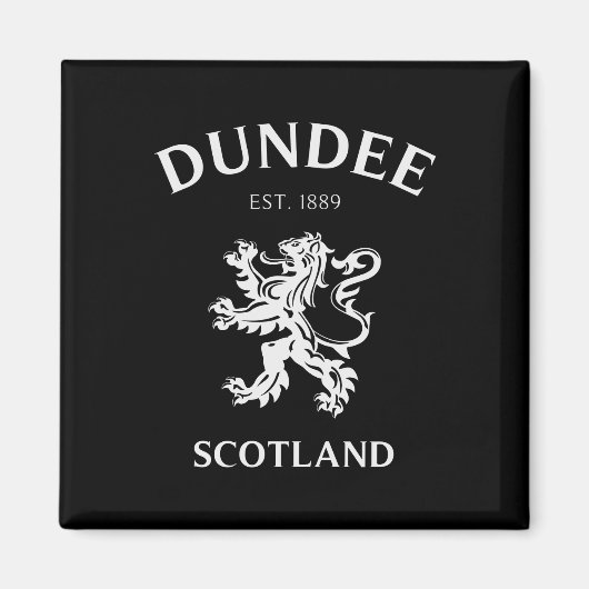 Aimant DUNDEE Écosse (Devant)