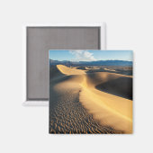 Aimant Dunes de sable dans la vallée de la mort, CA (Recto/Verso)