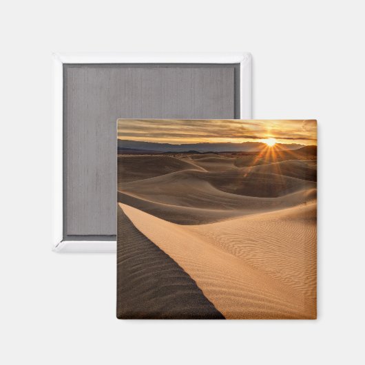Aimant Dunes de sable doré, Death Valley, CA (Recto/Verso)
