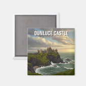 Aimant Dunluce Castle Irlande du Nord Voyage (Recto/Verso)