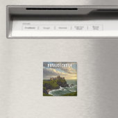 Aimant Dunluce Castle Irlande du Nord Voyage (In Situ (Lave-vaisselle))