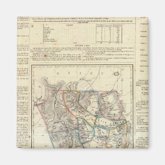 Aimant Durango, Mexique (Devant)