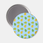 Aimant durians bleus (Recto/Verso)