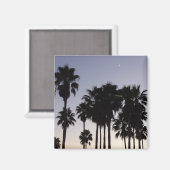 Aimant Dusk avec palmiers Scène tropicale (Recto/Verso)