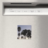 Aimant Dusk avec palmiers Scène tropicale (In Situ (Lave-vaisselle))