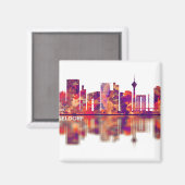 Aimant Dusseldorf Allemagne Skyline (Recto/Verso)