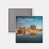 Aimant Dusseldorf Allemagne Souvenir (Recto/Verso)