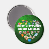 Aimant Dustin Stevens Bookaholic (Recto/Verso)