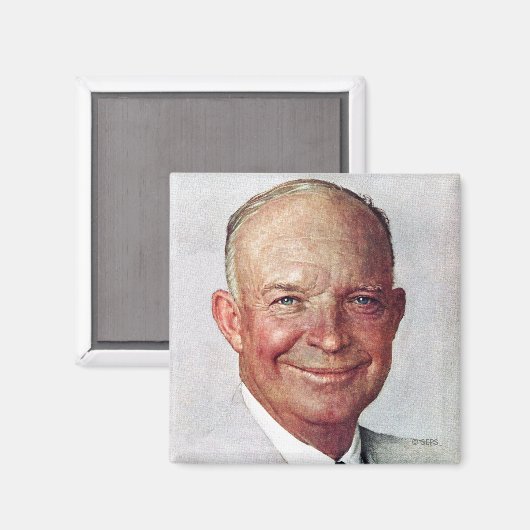 Aimant Dwight D. Eisenhower (Recto/Verso)
