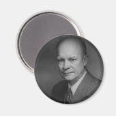 Aimant Dwight D. Eiserhower Portrait (Recto/Verso)