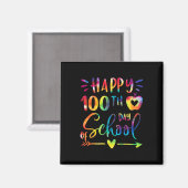 Aimant Dye Happy 100H Jour De L'École Enseignants Sudens (Recto/Verso)