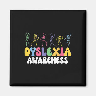 Aimant Dyslexie du squelette Sensibilisation Dyslexie San