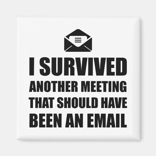 Aimant E-mail de réunion (Devant)