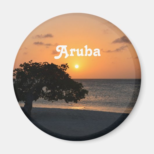 Aimant Eagle Beach Sunset (Devant)