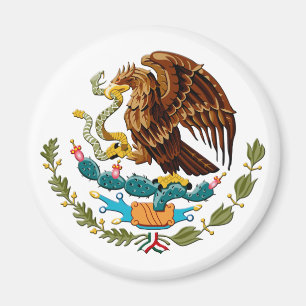 Aimant Eagle et emblème du Mexique de serpent pour des