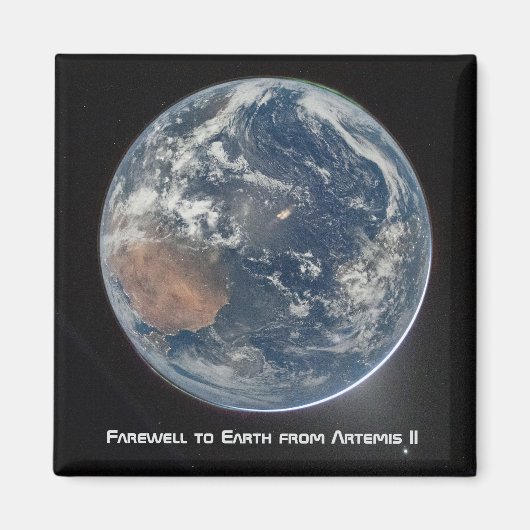 Aimant Earth From Artemis II (Devant)