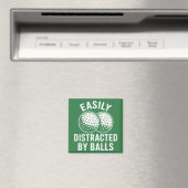 Aimant Easily Distracted by Balls Funny Golf Ball Golfer (In Situ (Lave-vaisselle))