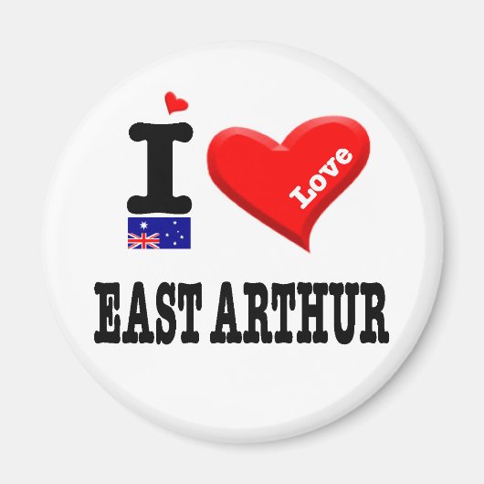 Aimant EAST ARTHUR - I Love (Devant)