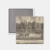 Aimant East Park, Racine et Oakland Farm (Recto/Verso)