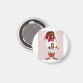 Aimant Easter bunny Dachshund  (Recto/Verso)