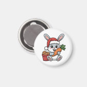 Aimant Easter Bunny’s Carrot Christmas Funny Cute Holiday (Recto/Verso)