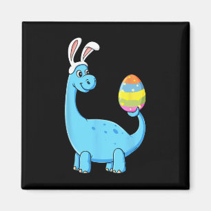Aimant Easter Day T Rex Dino Rabbit Ears With Egg Boys