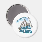 Aimant Easter Island Funny Tourist Slogan Design (Recto/Verso)