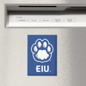 Aimant Eastern Illinois Panthers Empreinte de patte & EIU (In Situ (Lave-vaisselle))