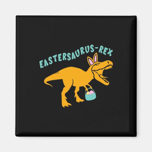 Aimant Eastersaurus Cadeau de dinosaure de Pâques pour ad (Devant)