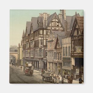 Aimant Eastgate St et Newgate St, Chester, Angleterre