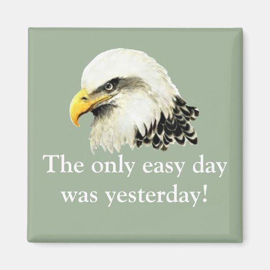 Aimant Easy Day était hier USA Military Bald Eagle (Devant)