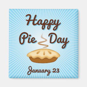 Aimant EAT PIE on Pie Day, 23 janvier
