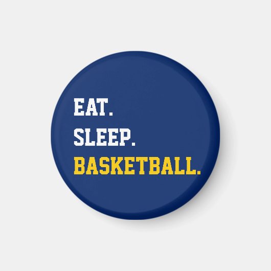 Aimant Eat Sleep Basketball (Devant)