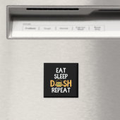 Aimant Eat Sleep Dash Répéter le jeu vidéo Géométrie Dash (In Situ (Lave-vaisselle))