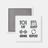 Aimant Eat. Sleep. Grind. Repeat (Recto/Verso)