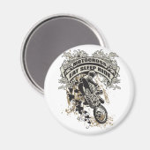 Aimant Eat, Sleep, Ride Motocross (Recto/Verso)