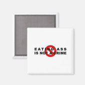 Aimant Eating Is Not A Crime Funny Quote Motivational Sar (Recto/Verso)