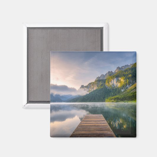 Aimant Eau | Azure Alpine Lake, Autriche (Recto/Verso)