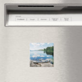 Aimant Eau | Canot sur le lac Suède (In Situ (Lave-vaisselle))